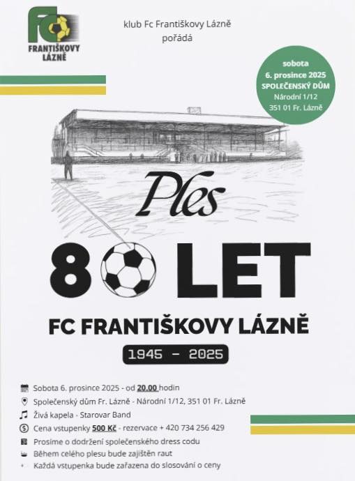 Ples k výročí klubu